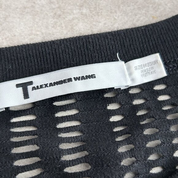 T by Alexander Wang Mesh Overlay Sheath Dress ASO Isabelle Lightwood - Picture 12 of 15